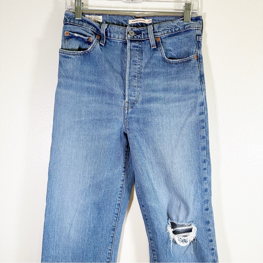 Levi’s Ribcage Straight Leg Jean 29 - Picture 2 of 9